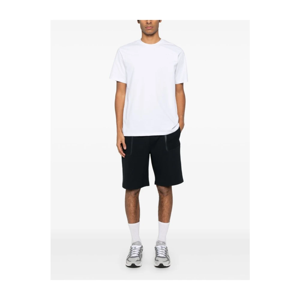 Peuterey Witte Crew Neck Logo T-shirts White Heren