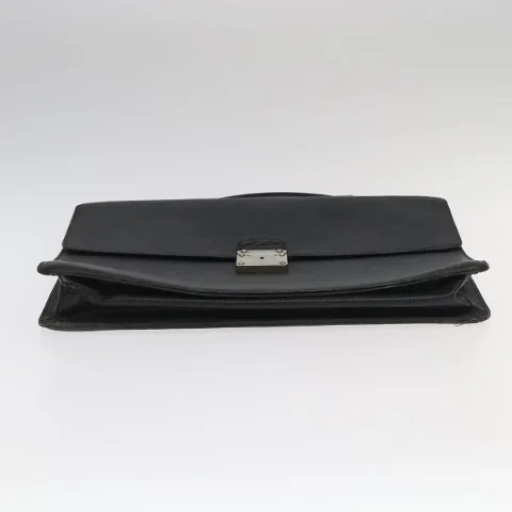 Louis Vuitton Vintage Pre-owned Leather handbags Black Dames