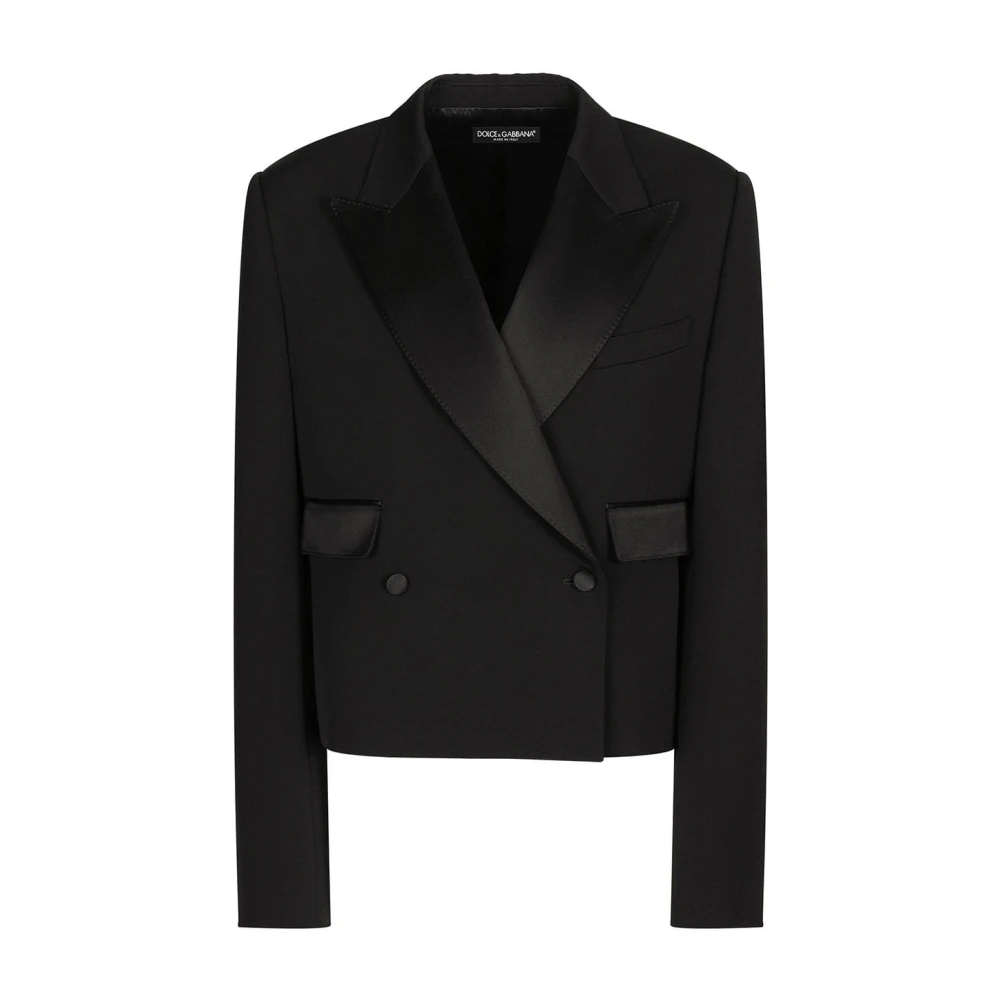 Dolce & Gabbana Stijlvolle jas voor mannen Black Dames