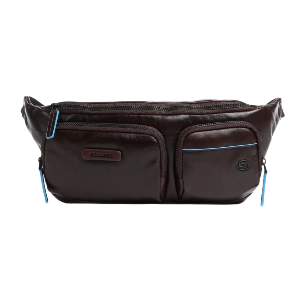Piquadro Women's Brown Belt Bags, One Size, Rfid Leather Crossbody Bag