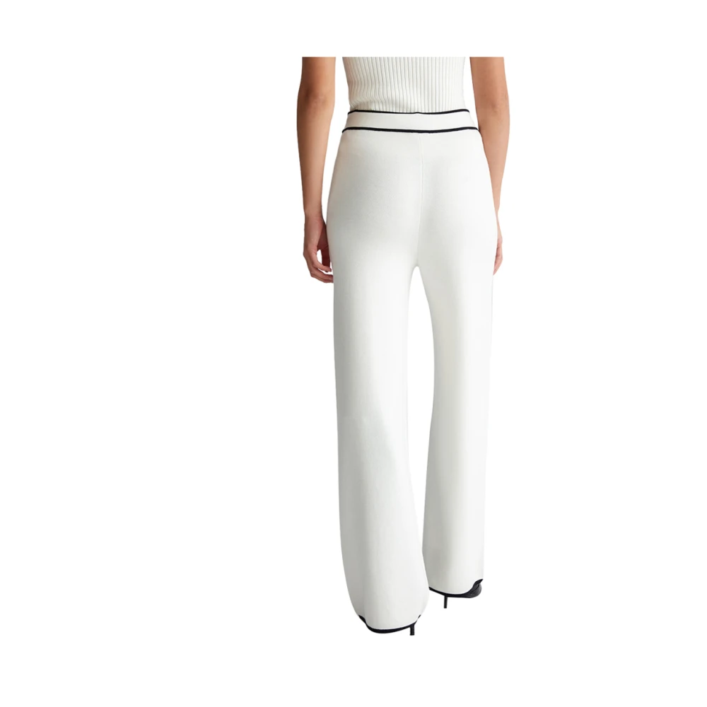 Liu Jo Witte Elegant Veelzijdige Broek White Dames