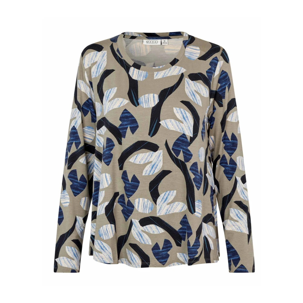 Masai Gedrukte top met lange mouwen Multicolor Dames