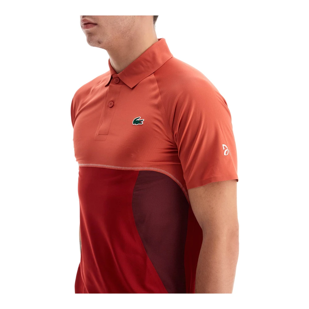 Lacoste Novak Djokovic Handtekening Sportpolo Red Heren