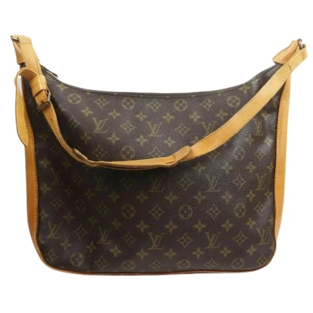 Louis Vuitton Vintage Tweedehands canvas schoudertas Goede staat Brown Dames