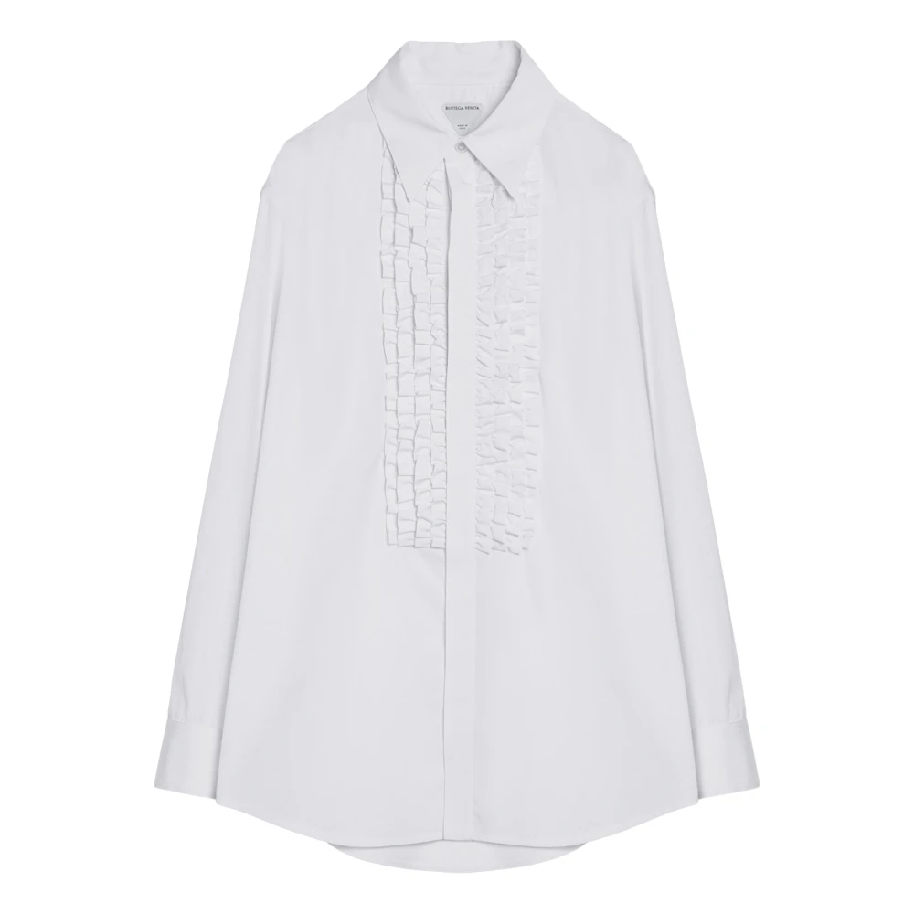 Bottega Veneta Lange mouwen overhemd White Dames