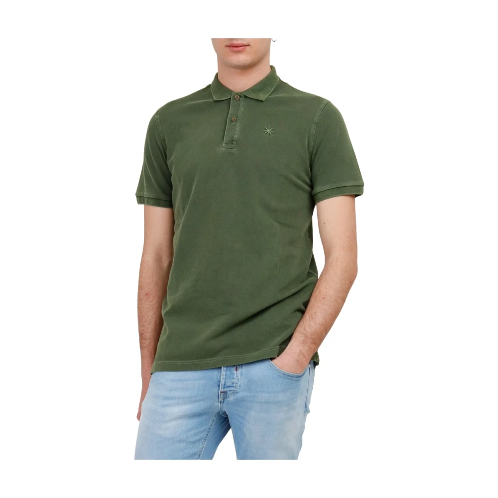 Manuel Ritz Polo Korte Mouw Green Heren