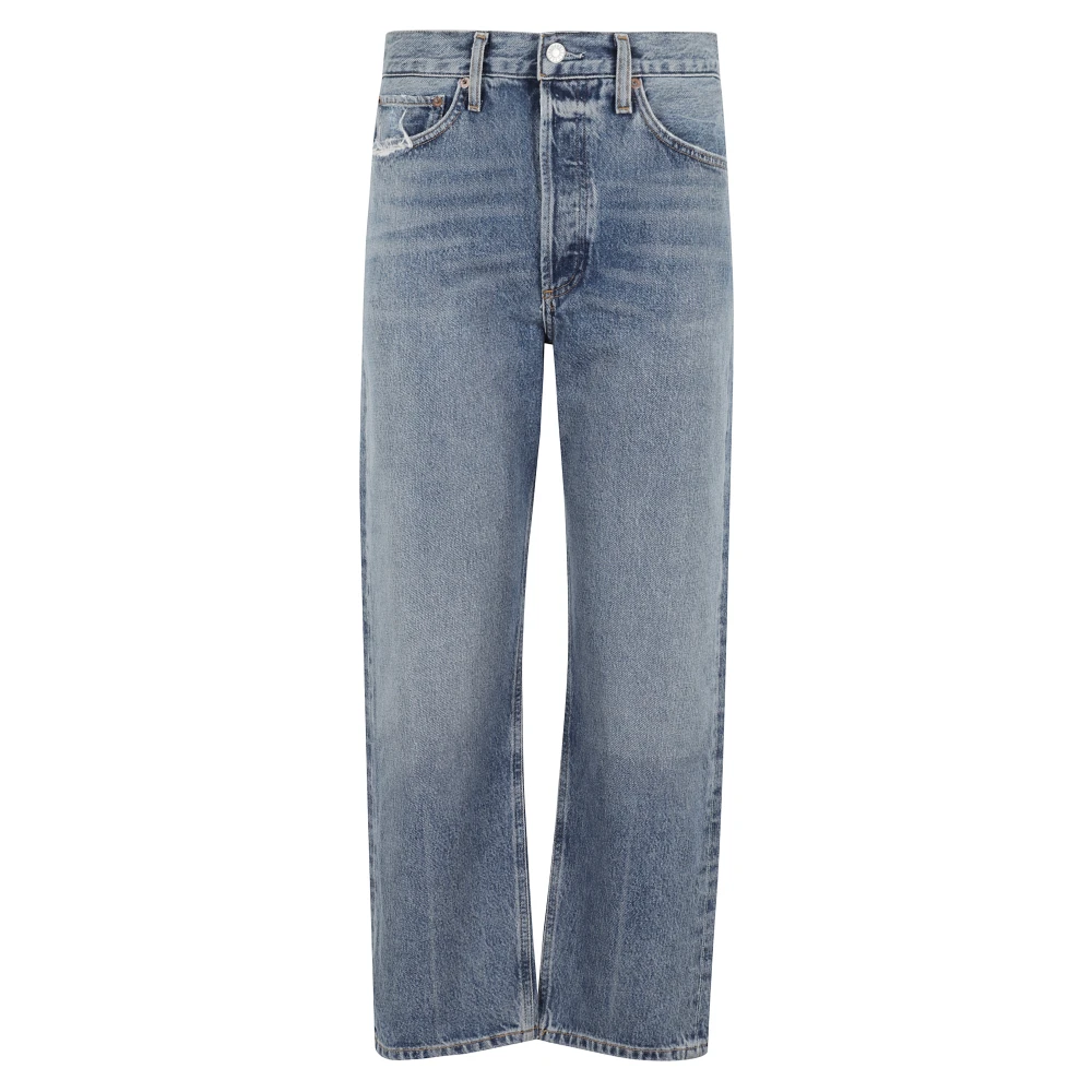 Agolde Retro 90s Cropped Jeans Blue Dames