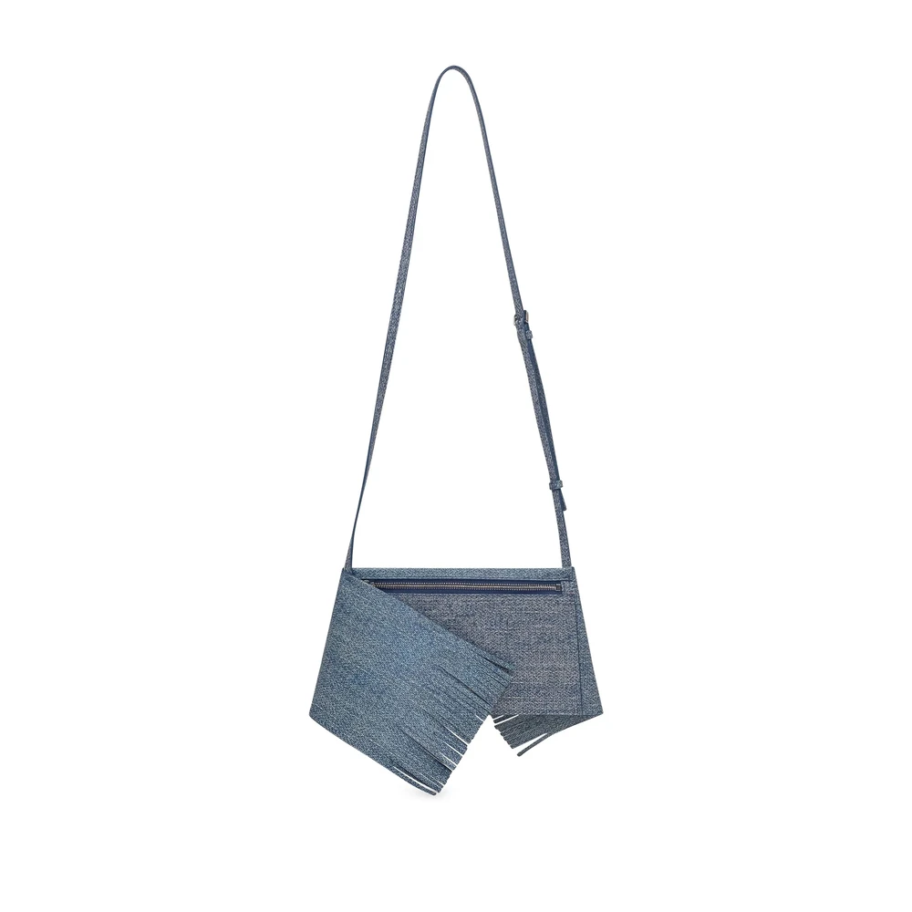 JW Anderson Blauwe Geborduurde Schoudertas Blue Dames