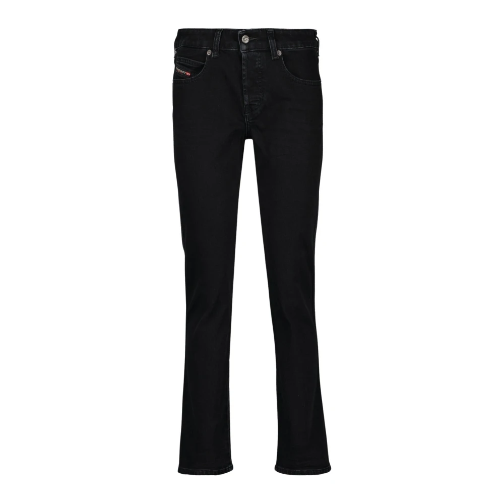 Diesel Women's Black Slim Cotton Trousers 2025 Collection - Slim Fit Jeans - W31 L30 - Jeans