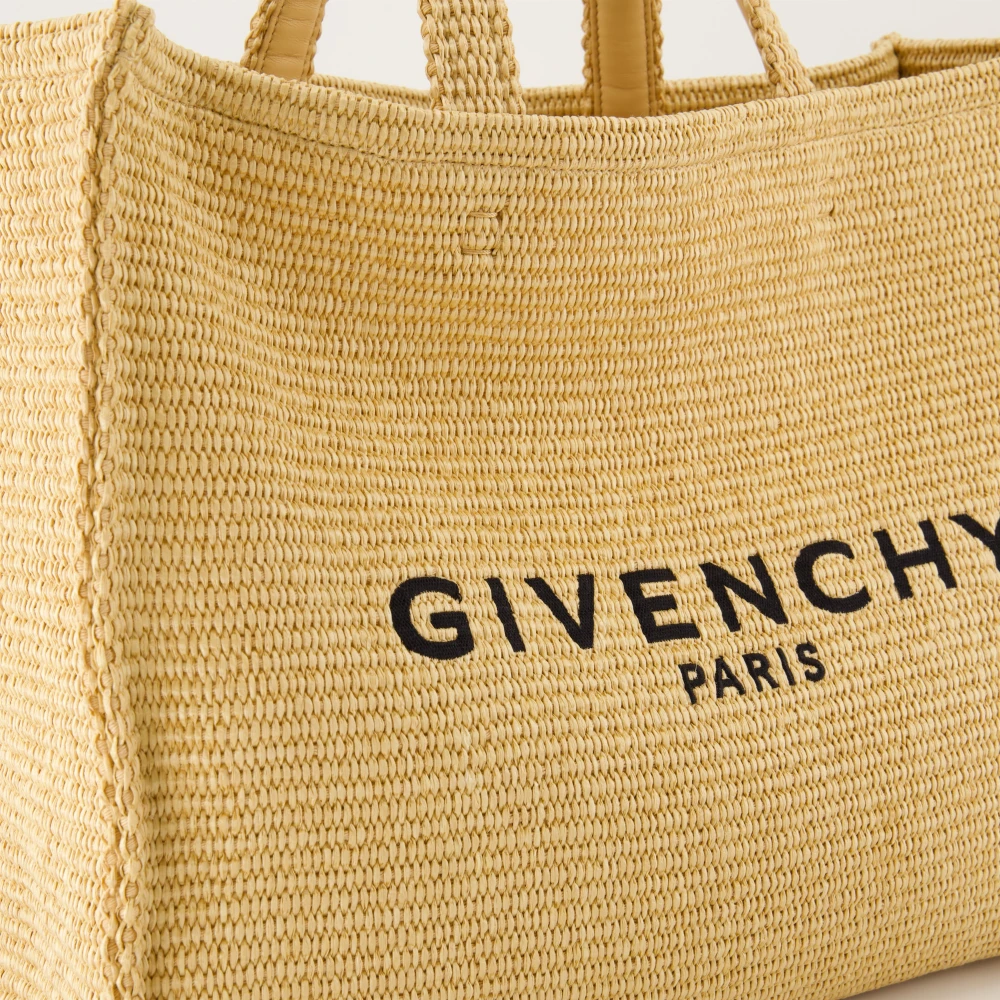 Givenchy G-Tote Raffia Shopper Tas Purple Dames