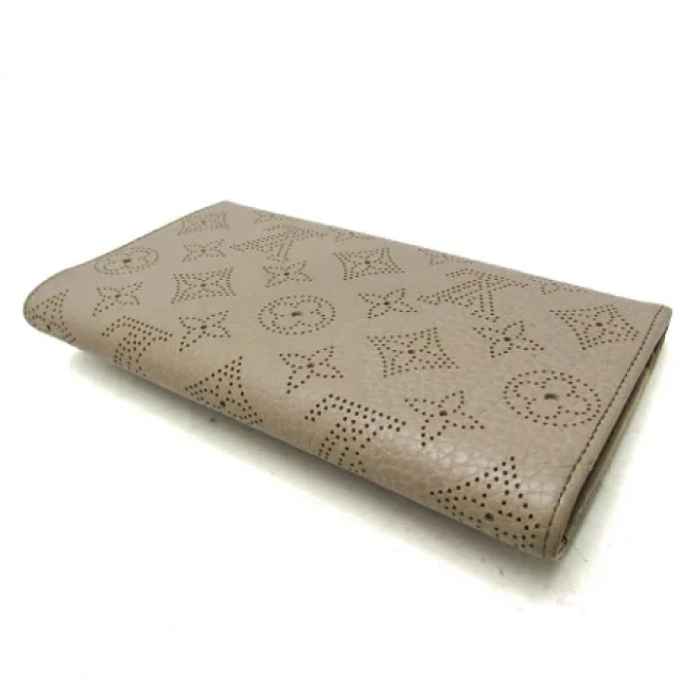 Louis Vuitton Vintage Pre-owned Leather wallets Brown Dames