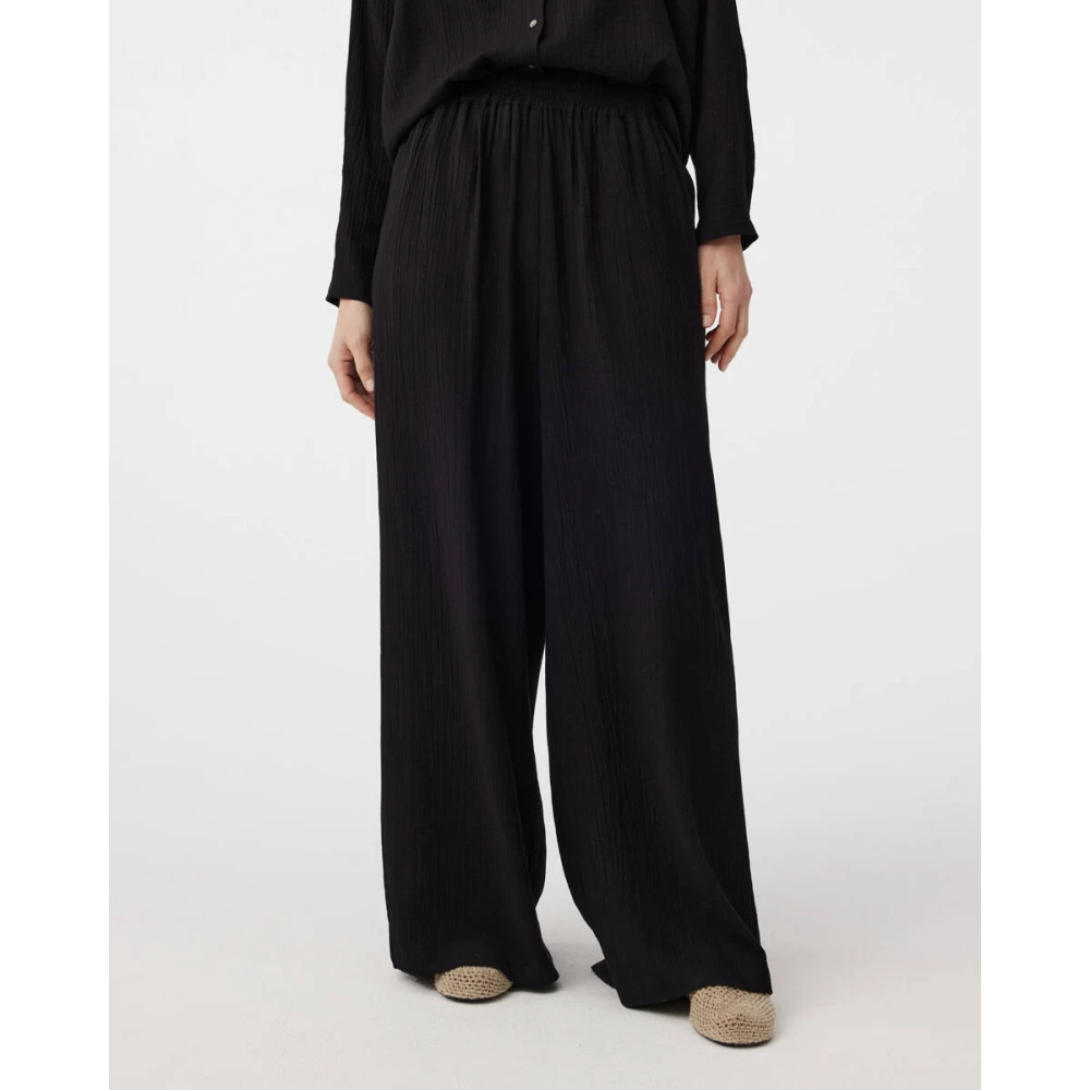 Knit-ted Stijlvolle Broek Jalou Broek Black Dames
