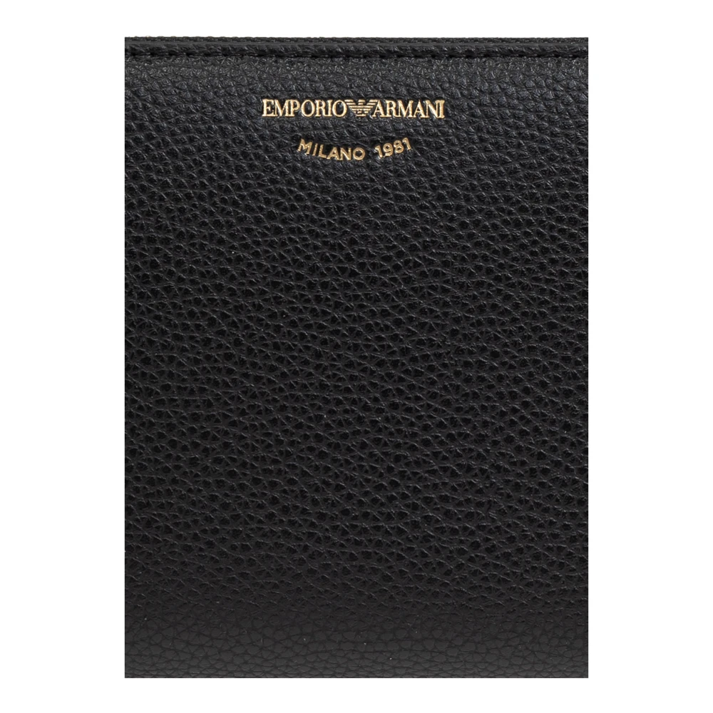 Emporio Armani Portemonnee met logo Black Dames