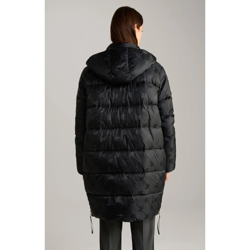 Joop! Grafische Bloem Hoodie Black Dames