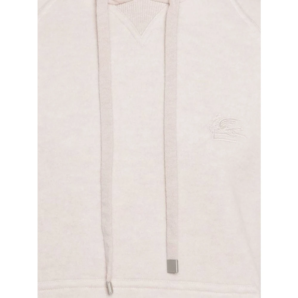 ETRO Lichte Beige Gebreide Trui met Pegasus Motief Beige Heren