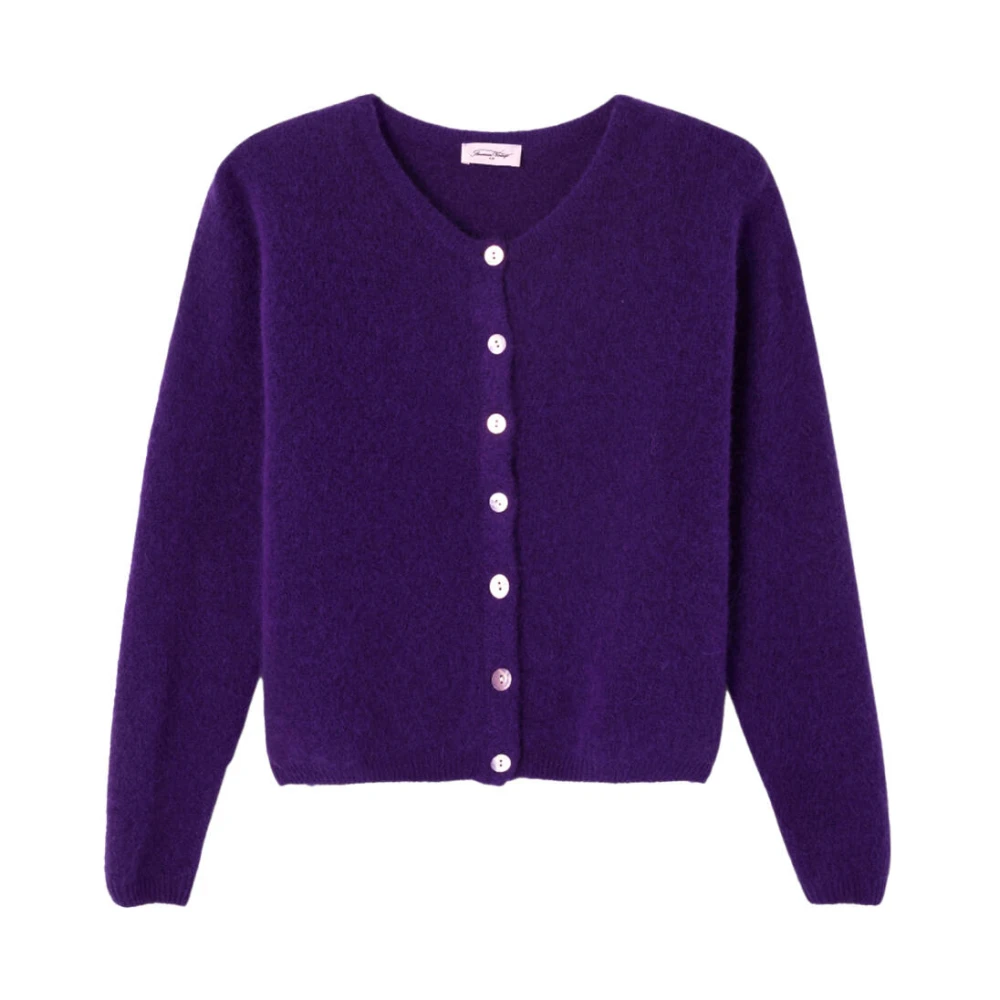 American Vintage Women's Purple Cardigans, L, Vintage Vitow Vest