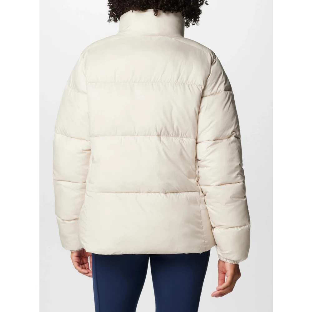 Columbia Winter Puffect Jas Ivoor White Dames