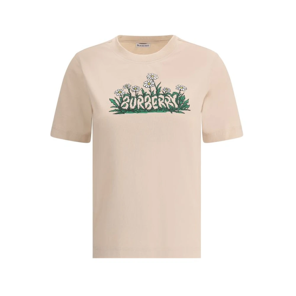 Burberry - Tops > T-Shirts - Pink - Burberry - Modalova