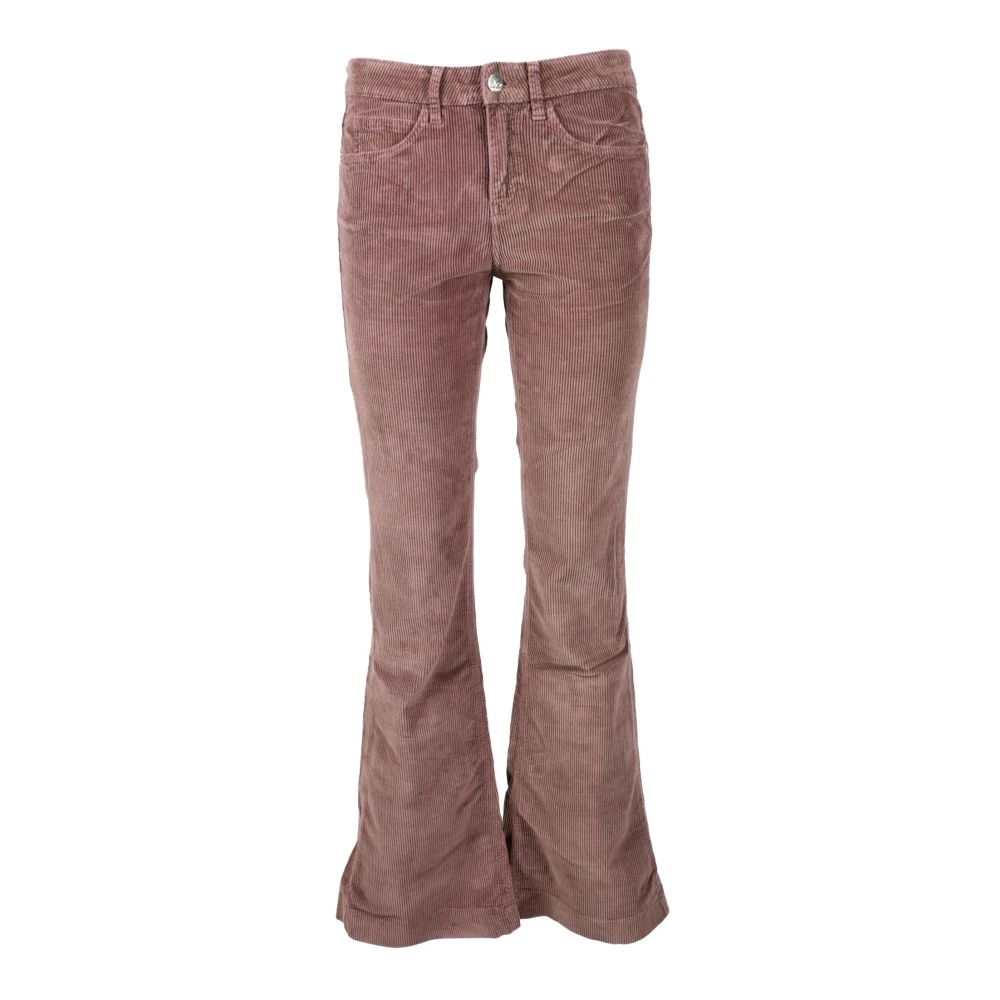Kaos Denim Jeans met 98% Katoen Brown Dames
