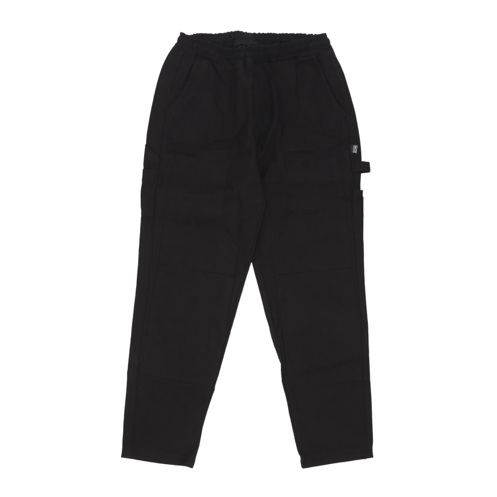 Dolly Noire Canvas Timmerman Broek Zwart Black Heren