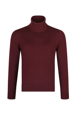 pull-a-col-roule-rouge-fonce