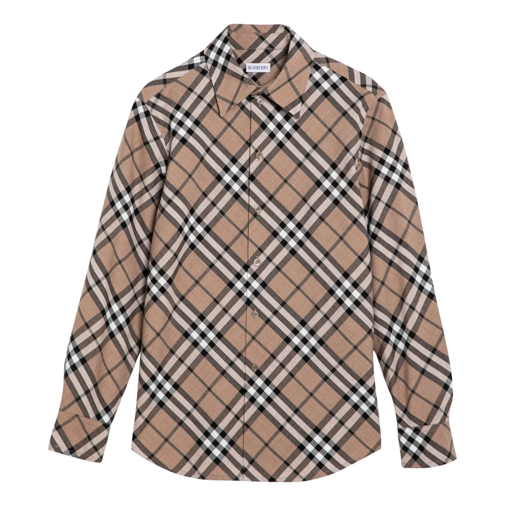 Burberry Lange mouwen overhemd Brown Dames