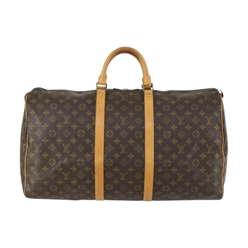 Louis Vuitton Vintage Women's Brown Vintage Weekend Bags, One Size, Pre-Owned Keepall Travel Bag