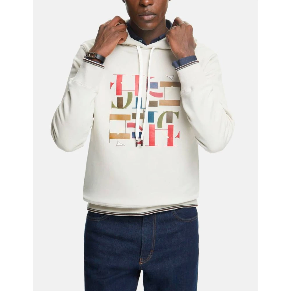 Carolina Herrera Geborduurde hoodie met gedecoreerde initialen White Heren
