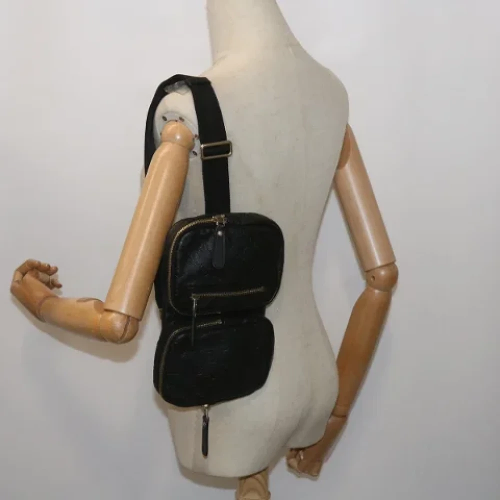 Gucci Vintage Pre-owned Leather gucci-bags Black Dames