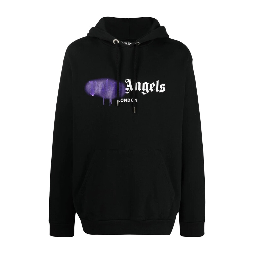 Palm angels 2025 logo hoodie