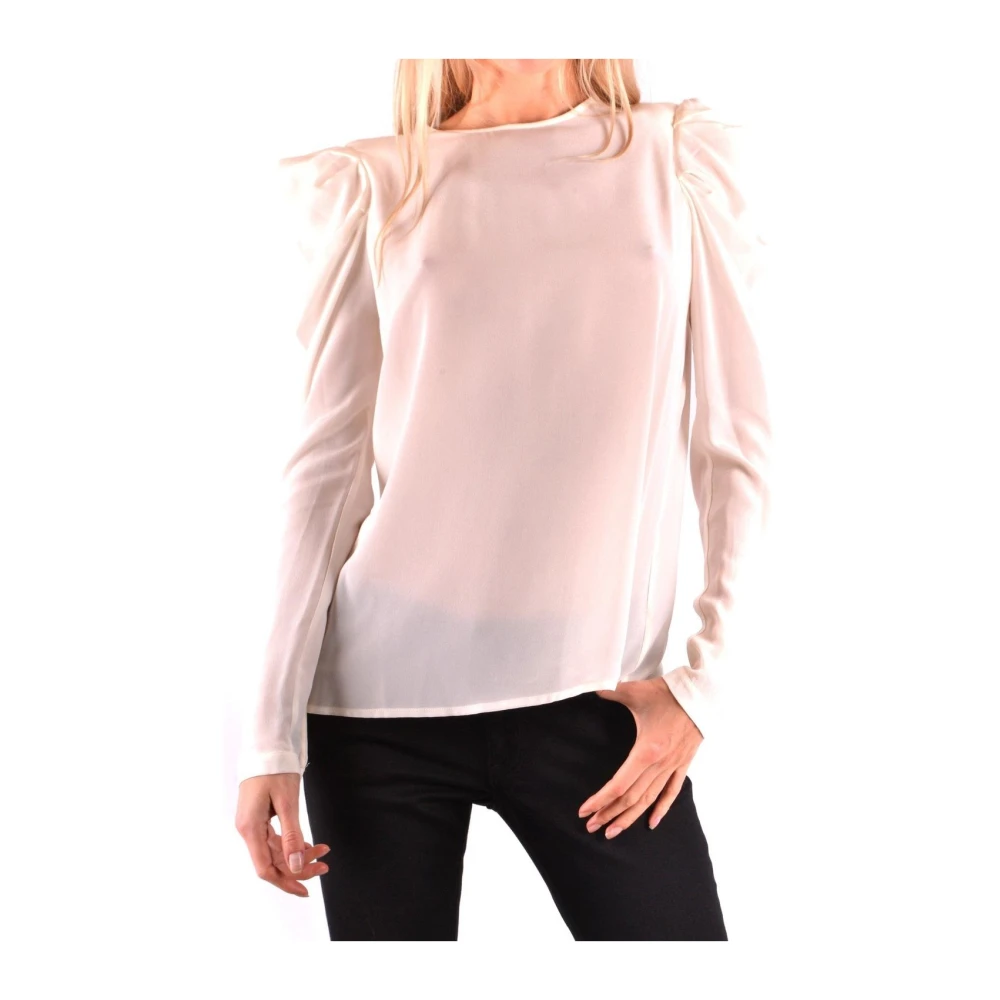 Pinko White Blouses, Female, S, Oversized Blouse
