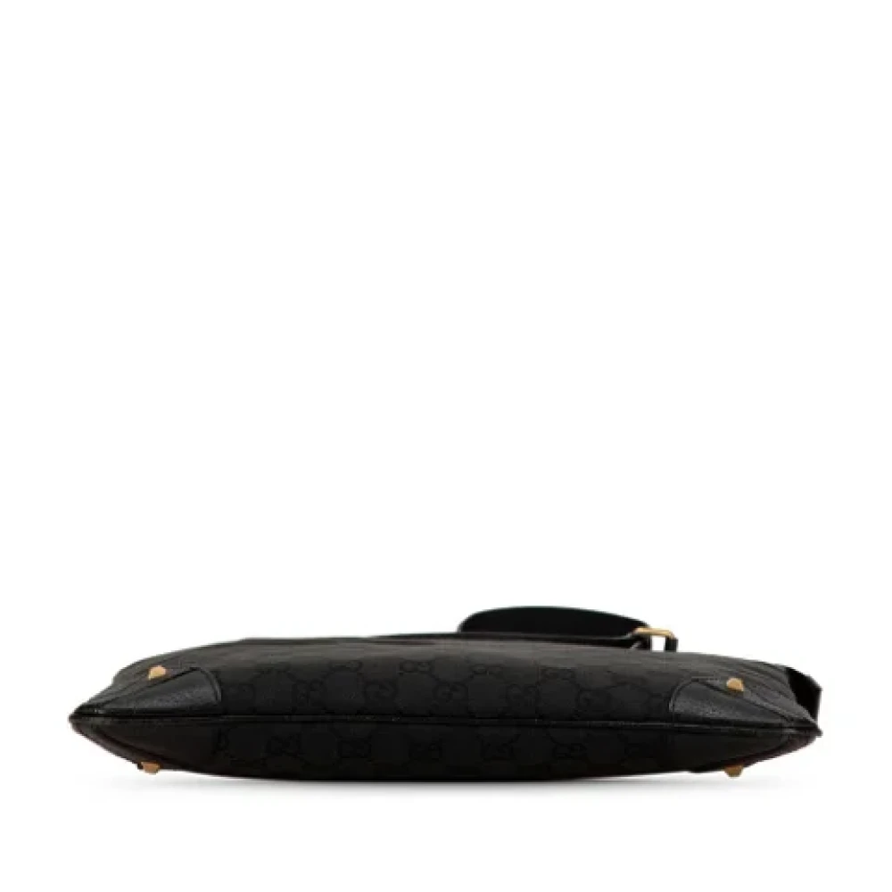 Gucci Vintage Pre-owned Canvas shoulder-bags Black Dames