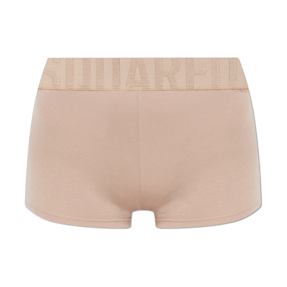 Dsquared2 Boxershorts met logo Beige Dames