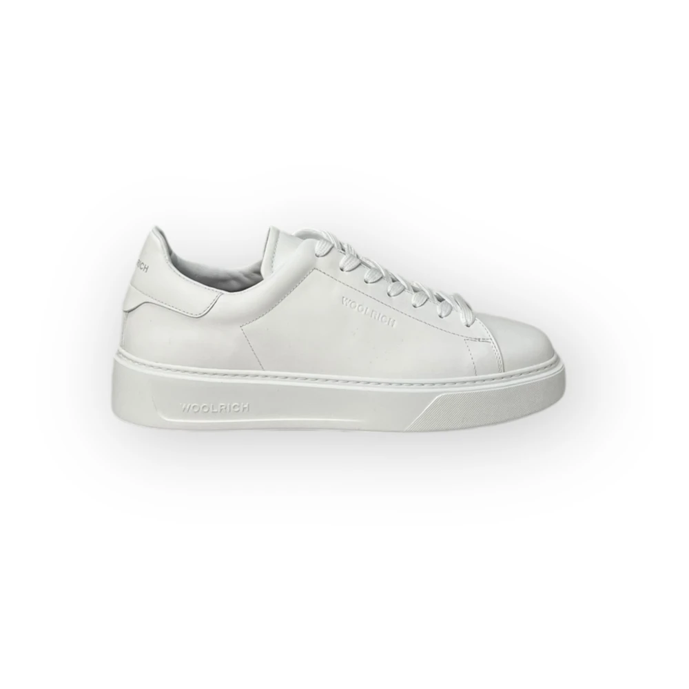 Woolrich Classic Court Sneakers Heren Schoenen Wit