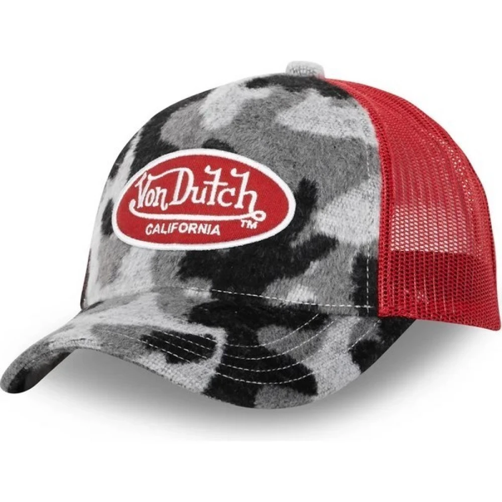 Von Dutch Grijs Rode Trucker Cap Multicolor Heren