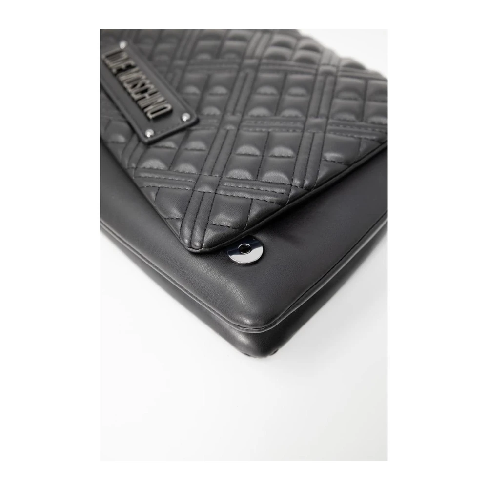 Love Moschino Stijlvolle Polyethyleen Handtas Collectie Black Dames