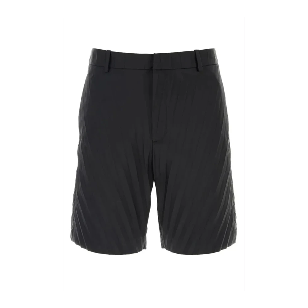 Valentino Men's Black Casual Shorts,, Nylon Bermuda Shorts Small