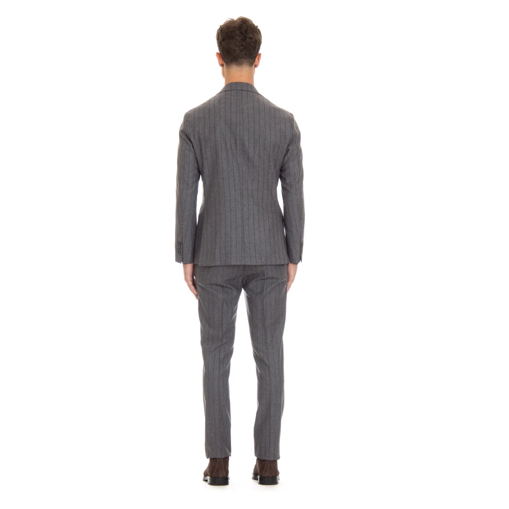 Barba Grijze Jurk Pak Monopetto Gray Heren