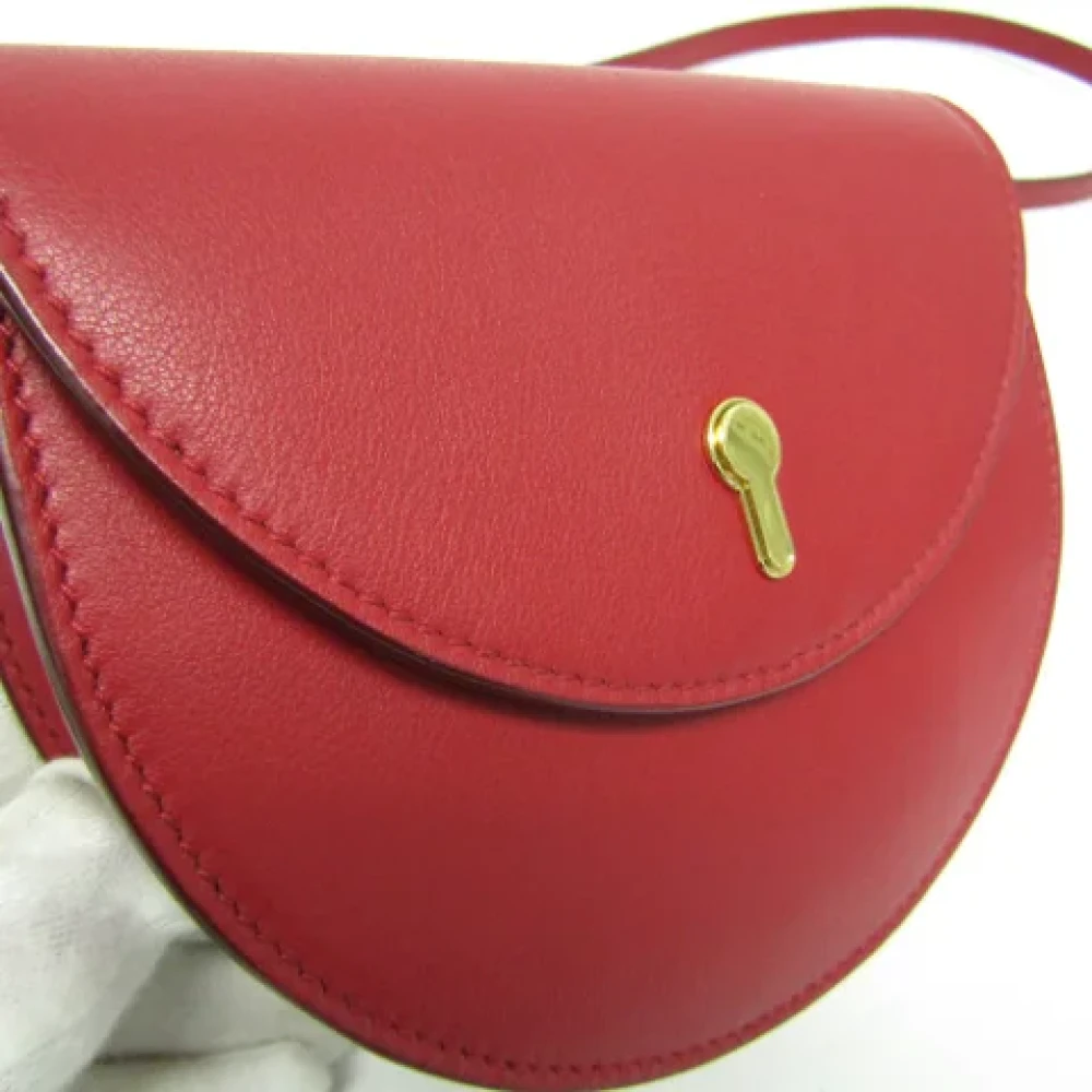 Bally Pre-owned Leather shoulder-bags Red Dames