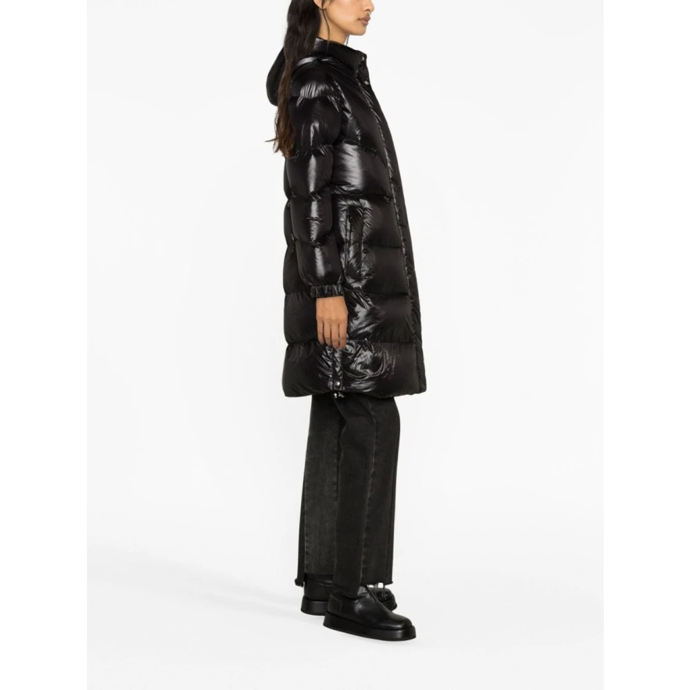 Woolrich Zwarte Parka Jas voor Vrouwen Black Dames