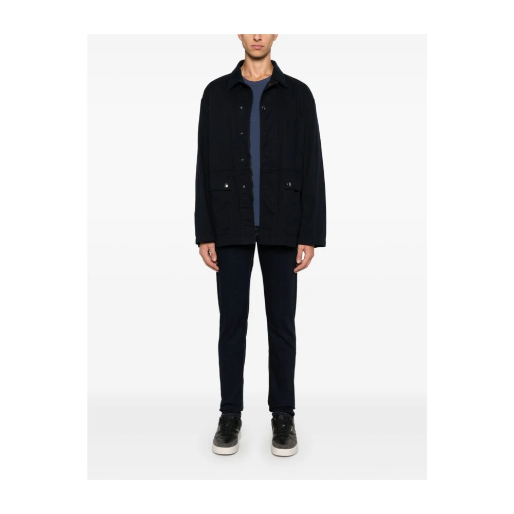 Jacob Cohën Blauwe Stretch Denim Jeans Blue Heren