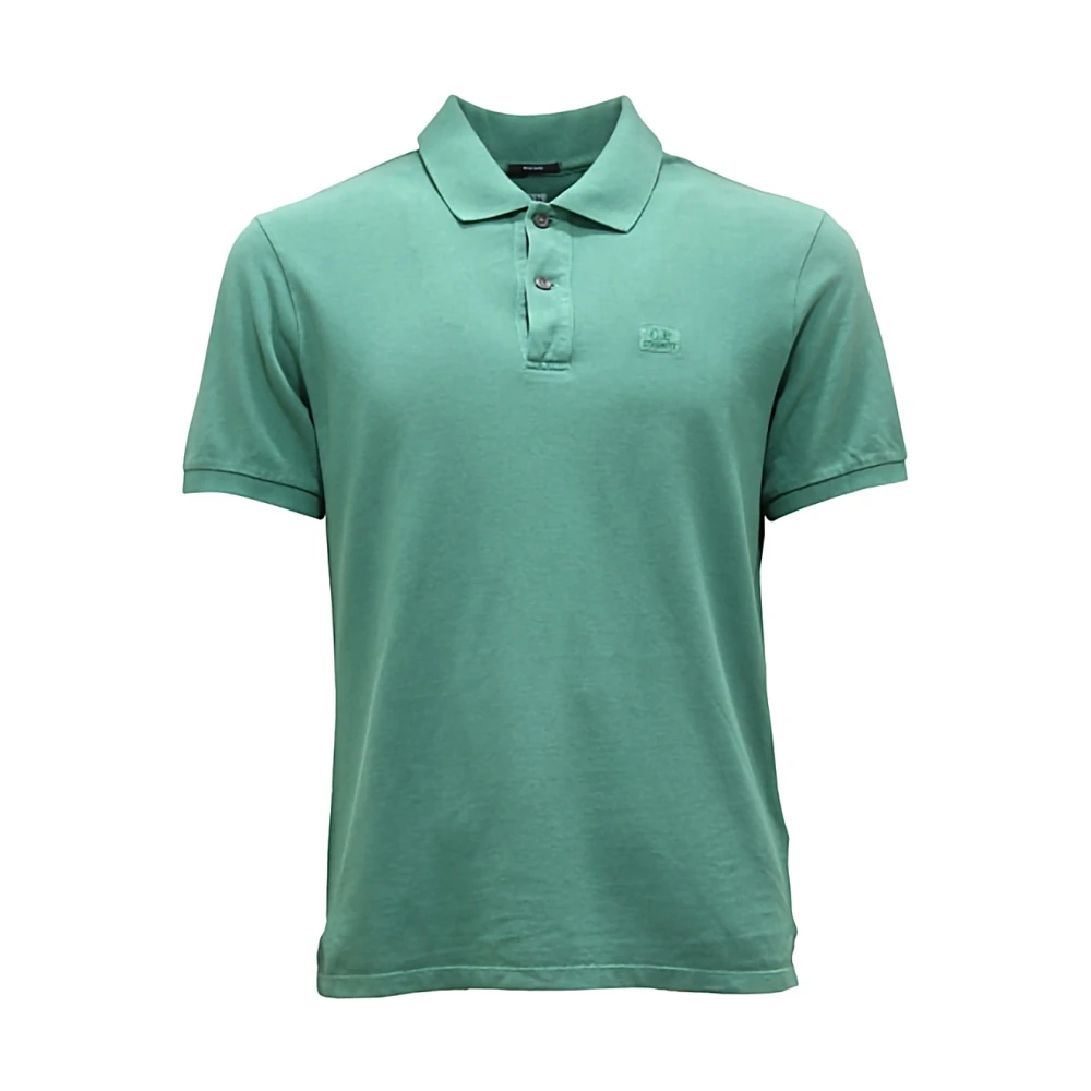 C.P. Company Klassieke Polo Shirt Green Heren
