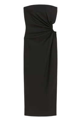 black-wool-blend-asymmetrical-dress