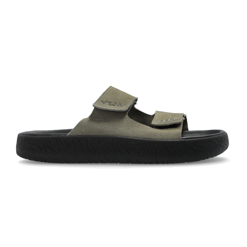 Veja Men's Green Sliders, 10 Uk, Etna Slides