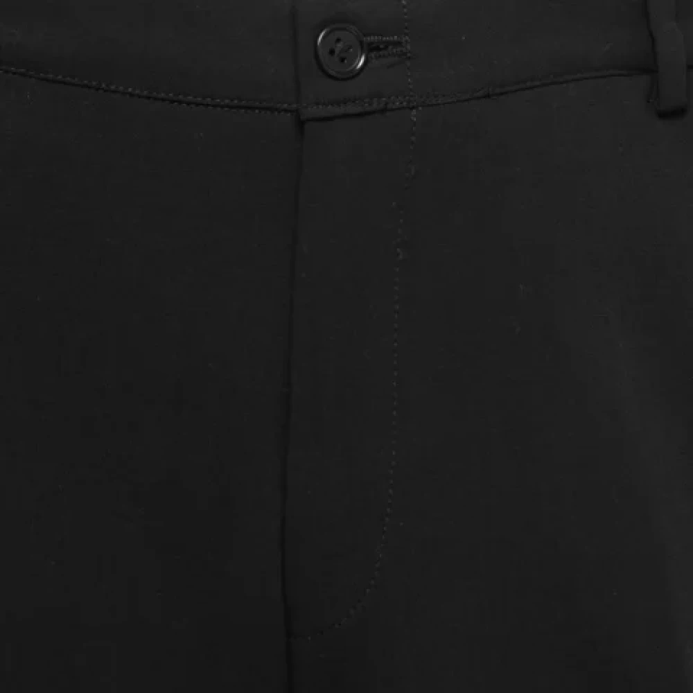 Armani Pre-owned Fabric bottoms Black Dames