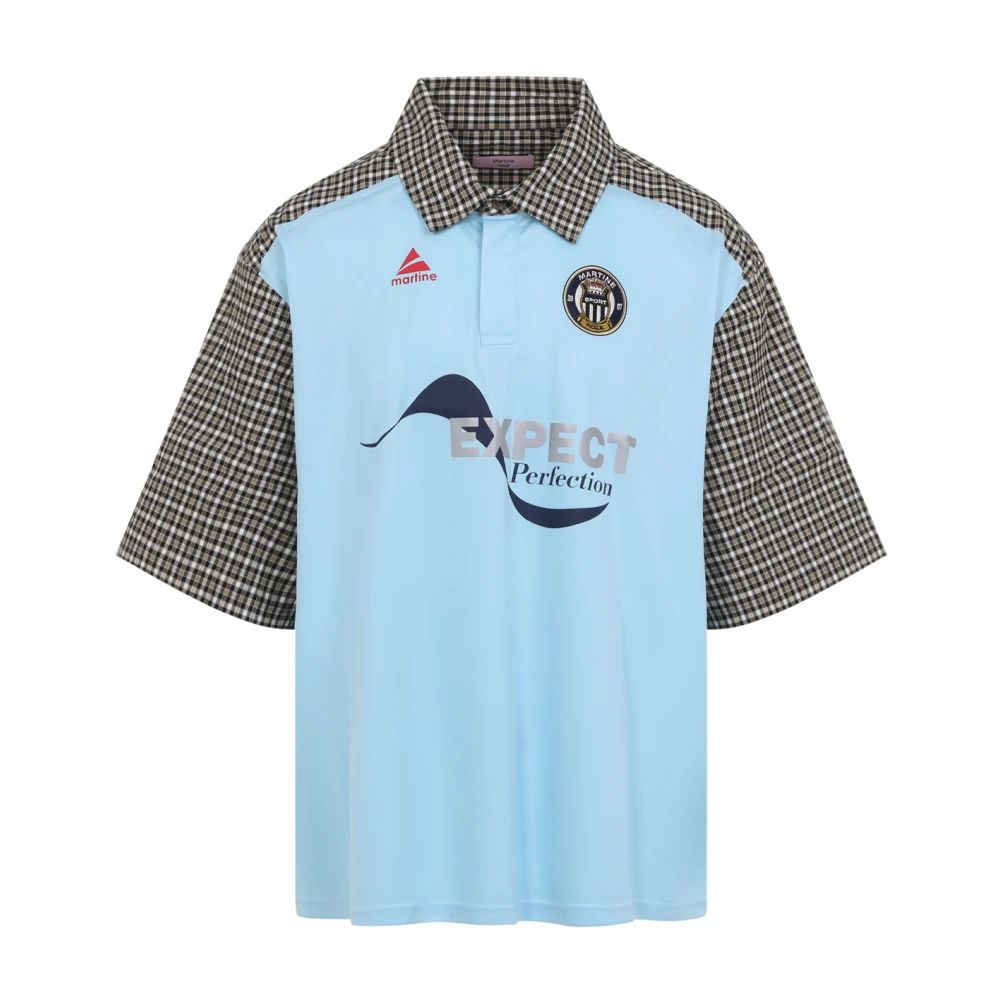 Martine Rose Hombre Azul Camisetas, Talla: L