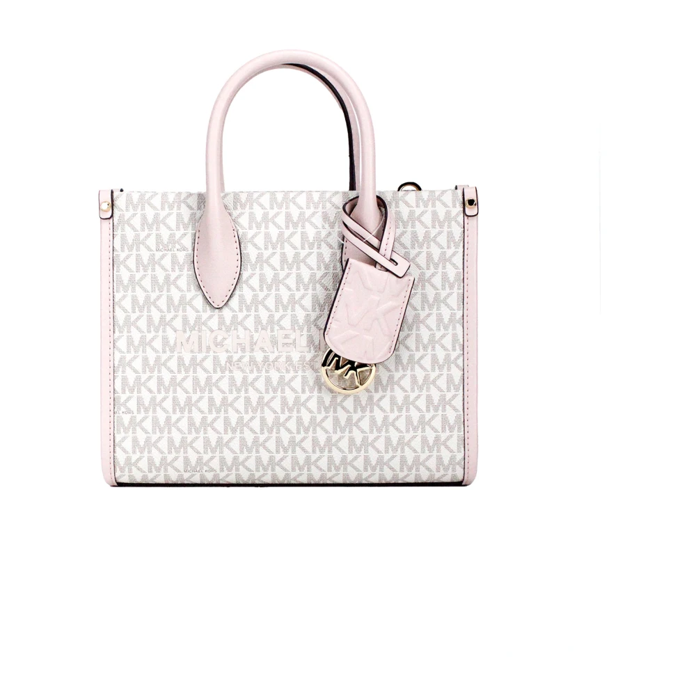 Michael Kors Poeder Blush Crossbody Tas White Dames