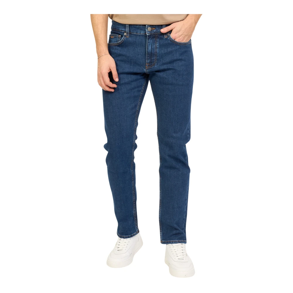 Hugo Boss Blauwe Chino Broek voor Heren Blue Heren