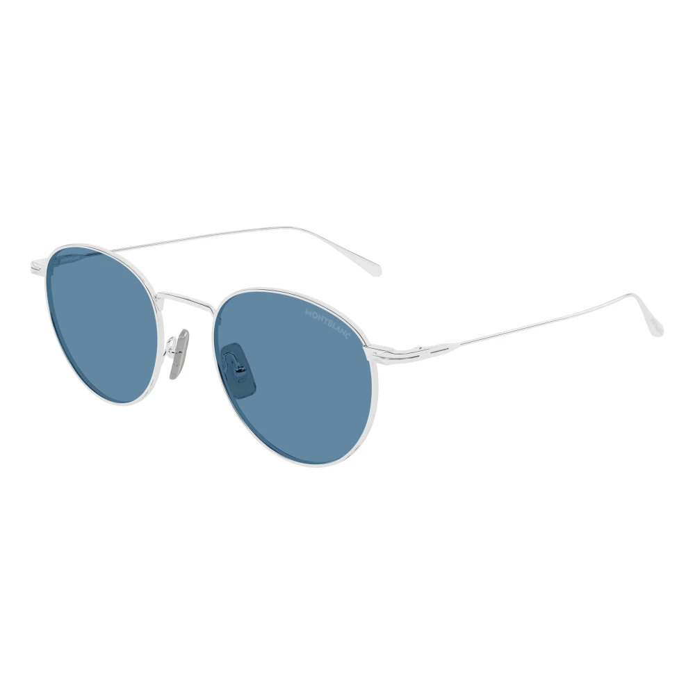 Montblanc Men's Gray Mb0473s Sunglasses - Sunglasses - 50 Mm - Accessories