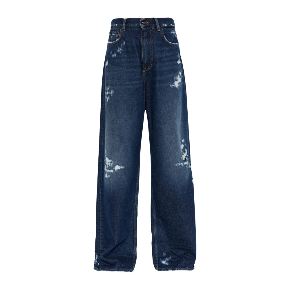 Dolce&Gabbana Donna Jeans Oversize A Gamba Larga Distressed Blu It Taglia 40- Mytheresa - Immagine 3